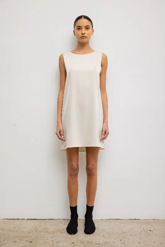 Barb Sleeveless Mini Dress Elegant Mini Dress with Ruffles