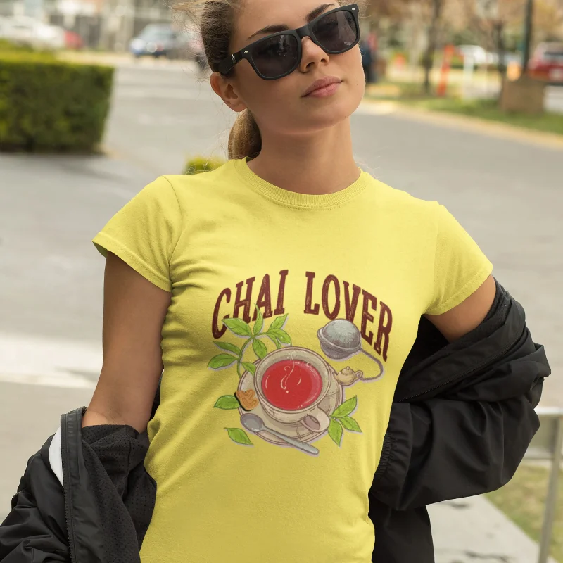 Chai Lover Round Neck Half Sleeve Classic T-Shirt Notch Collar Peter Pan Collar Cowl Neck Chai Lover Round Neck Half Sleeve Classic T-Shirt Notch Collar Peter Pan Collar Cowl Neck