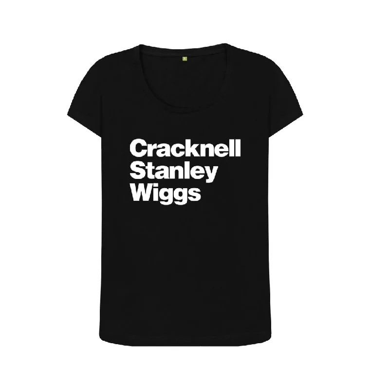 Cracknell Stanley Wiggs scoop neck t-shirt Fitted T-Shirt Seamless Stretchy