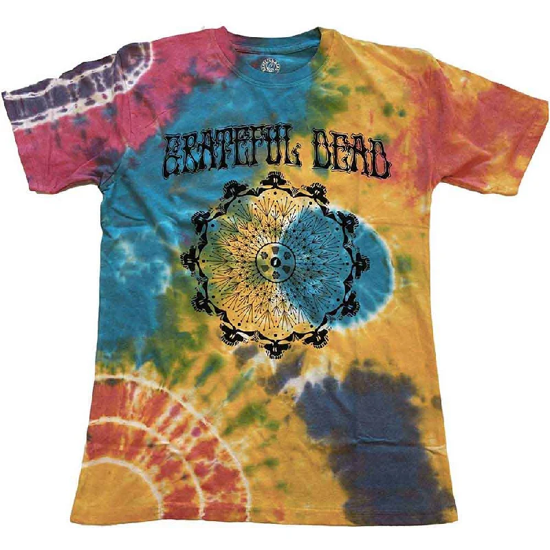 Grateful Dead | Official Band T-shirt | May '77 Vintage (Dip-Dye) Graphic Embroidered Appliqued Grateful Dead | Official Band T-shirt | May '77 Vintage (Dip-Dye) Graphic Embroidered Appliqued
