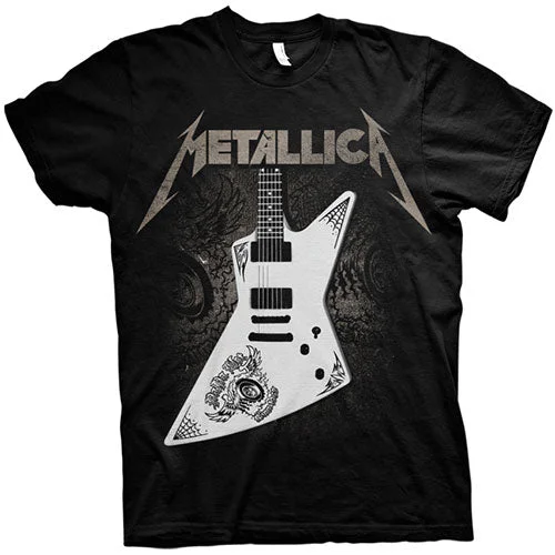 Metallica | Official Band T-Shirt | Papa Het Guitar Mesh Fabric Canvas Fabric Denim Fabric Metallica | Official Band T-Shirt | Papa Het Guitar Mesh Fabric Canvas Fabric Denim Fabric