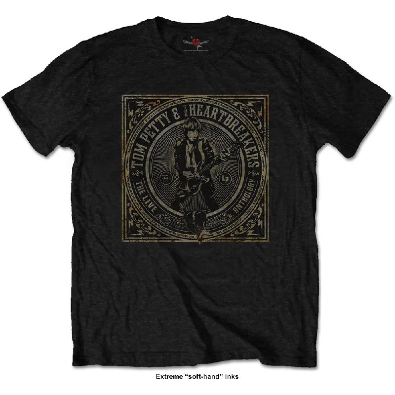 Tom Petty & The Heartbreakers | Official Band T-shirt | Live Anthology (Soft Hand Inks) Layered Multi-layer Single Layer Tom Petty & The Heartbreakers | Official Band T-shirt | Live Anthology (Soft Hand Inks) Layered Multi-layer Single Layer