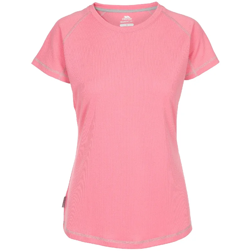 Viktoria Women's Active T-Shirt in Flamingo Rayon Fabric Velvet Fabric Corduroy Fabric Viktoria Women's Active T-Shirt in Flamingo Rayon Fabric Velvet Fabric Corduroy Fabric