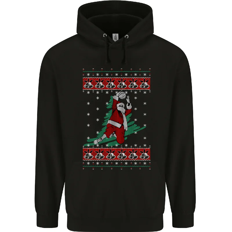Basketball Santa Player Christmas Funny Mens 80% Cotton Hoodie Hoodie with Turtle Neck Cozy Winter Basketball Santa Player Christmas Funny Mens 80% Cotton Hoodie Hoodie with Turtle Neck Cozy Winter