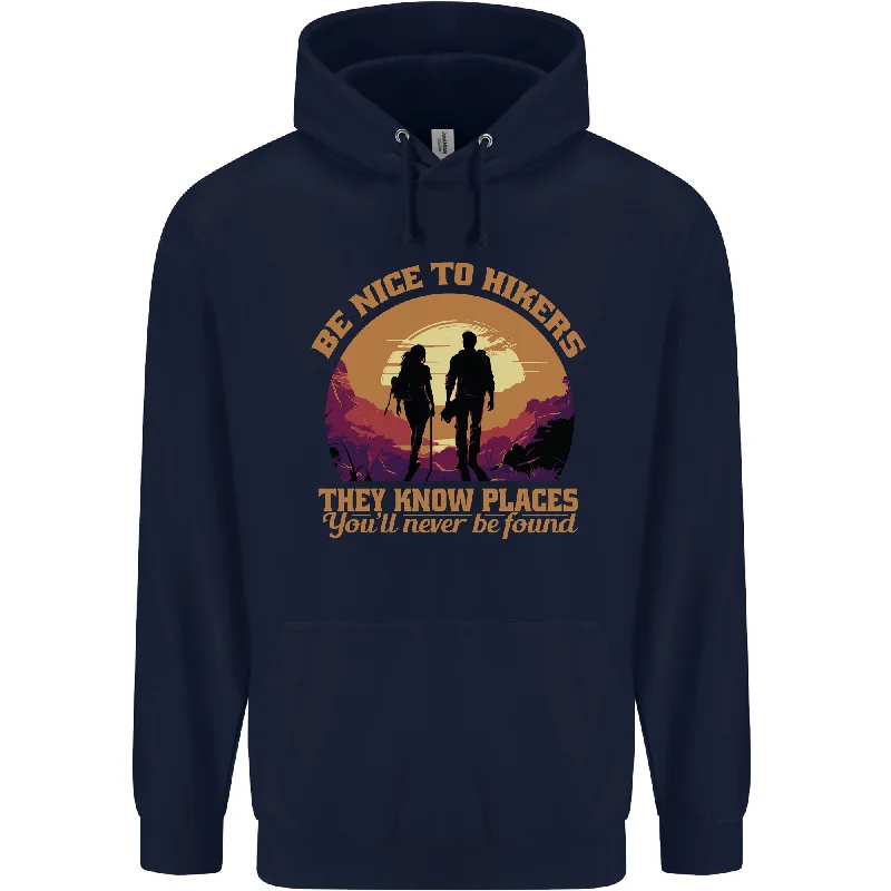 Be Nice to Hikers Funny Hiking Mountains Mens 80% Cotton Hoodie Hoodie with Double Zipper Versatile Adjustable Be Nice to Hikers Funny Hiking Mountains Mens 80% Cotton Hoodie Hoodie with Double Zipper Versatile Adjustable