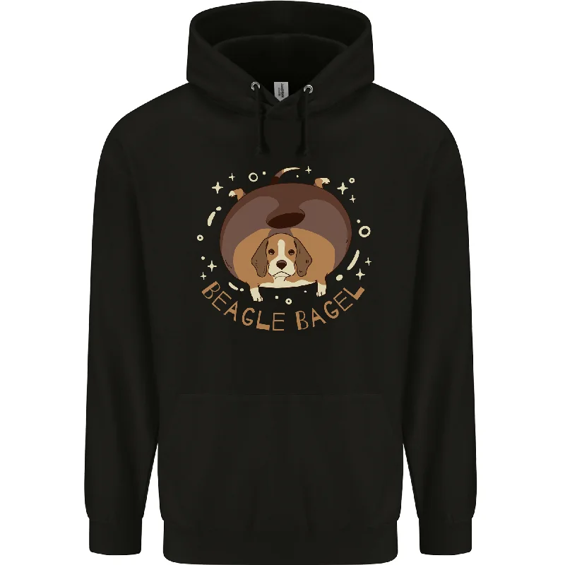 Beagle Bagel Funny Dog Mens 80% Cotton Hoodie Hoodie with Thumb Holes Functional Cozy Beagle Bagel Funny Dog Mens 80% Cotton Hoodie Hoodie with Thumb Holes Functional Cozy