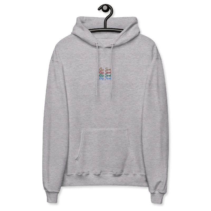 Big Swell | Embroidered hoodie Hoodie with Zipper Versatile Modern