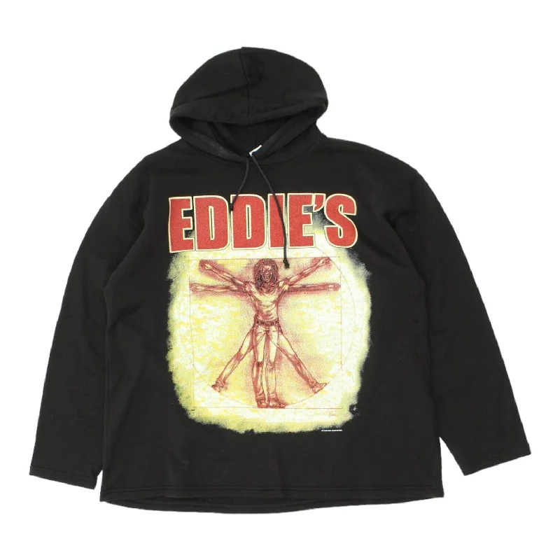 Eddie's Iron Maiden Fan Magazine Hoodie | Vintage Y2K Heavy Metal Music Band VTG Hoodie with Lace Feminine Delicate Eddie's Iron Maiden Fan Magazine Hoodie | Vintage Y2K Heavy Metal Music Band VTG Hoodie with Lace Feminine Delicate