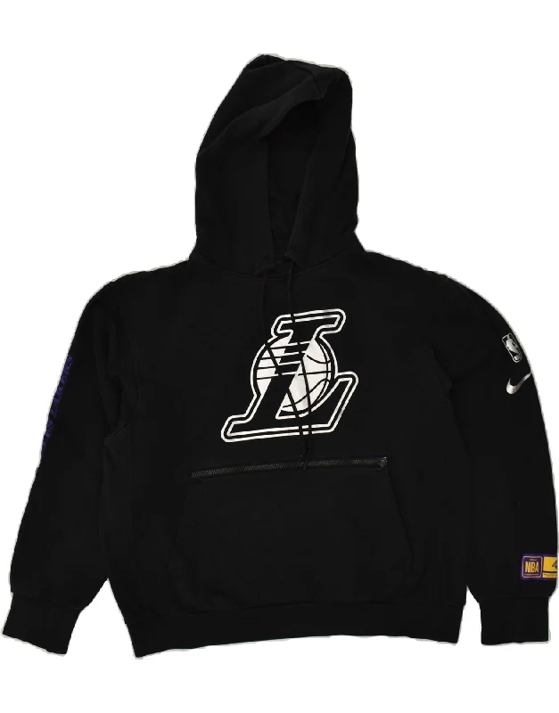 NIKE Mens Graphic Hoodie Jumper Medium Black Cotton Hoodie with Hidden Zipper Minimalist Clean NIKE Mens Graphic Hoodie Jumper Medium Black Cotton Hoodie with Hidden Zipper Minimalist Clean