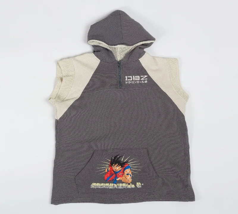 Vintage Dragonball Z Hoodie - Men's Small Short, Women's Medium Hoodie with Thumb Holes Functional Cozy Vintage Dragonball Z Hoodie - Men's Small Short, Women's Medium Hoodie with Thumb Holes Functional Cozy