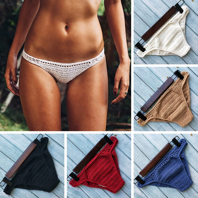 $6-$1 Have Lining Bikini Bottoms Plus Size 2020 Women Sexy Crochet Thong Bikini Swimwear Handmade Swimsuit Knitting Shorts Push-Up Bikini Top $6-$1 Have Lining Bikini Bottoms Plus Size 2020 Women Sexy Crochet Thong Bikini Swimwear Handmade Swimsuit Knitting Shorts Push-Up Bikini Top