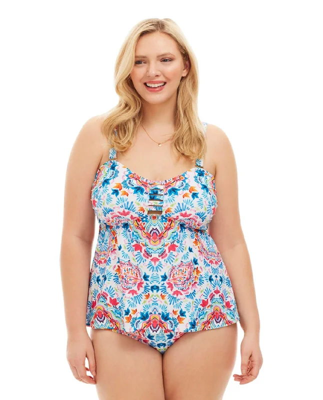 Always For Me Festival Plus Size Tankini Top with Matching Tankini Bottom Ruffled Swimsuit Top Always For Me Festival Plus Size Tankini Top with Matching Tankini Bottom Ruffled Swimsuit Top