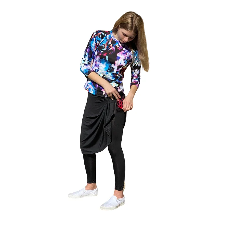 EXTREMELY LIGHTWEIGHT Swim Leggings. Extra Long Skirted Leggings Swimwear Modest Swim Skirt with Pockets, Swimwear Burkini, Swimwear Tznius Chic Beach Cover-Up EXTREMELY LIGHTWEIGHT Swim Leggings. Extra Long Skirted Leggings Swimwear Modest Swim Skirt with Pockets, Swimwear Burkini, Swimwear Tznius Chic Beach Cover-Up