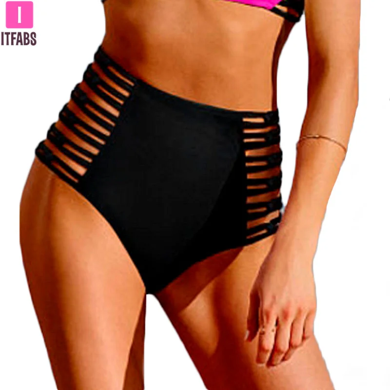 High Waist Women Beachwear Panty 2020 Summer Sexy Hollow Out Bandage Bikini Bottom Swimsuits Swimwear Clothings Biquinis Sporty Swimwear Bottoms High Waist Women Beachwear Panty 2020 Summer Sexy Hollow Out Bandage Bikini Bottom Swimsuits Swimwear Clothings Biquinis Sporty Swimwear Bottoms