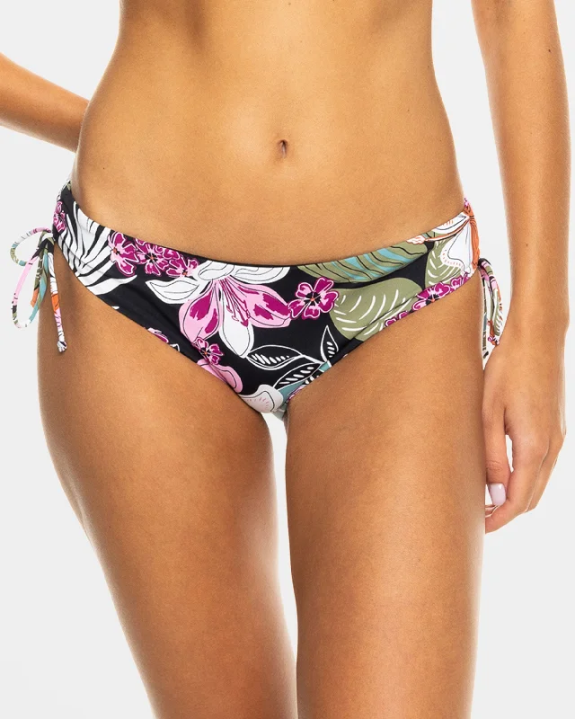 Beach Classics Hipster Ties Bikini Bottom - Anthracite Moody Tropical Swim Sporty Swimsuit Style Beach Classics Hipster Ties Bikini Bottom - Anthracite Moody Tropical Swim Sporty Swimsuit Style