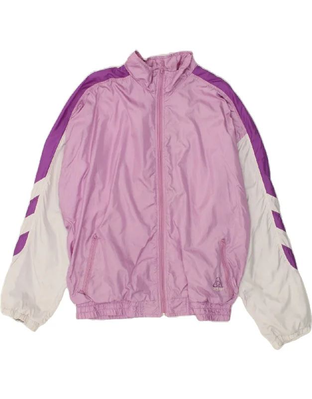 ACTIVE Womens Tracksuit Top Jacket UK 18 XL Pink Colourblock Polyamide Hooded Jacket Caped Jacket Shawl Collar Jacket ACTIVE Womens Tracksuit Top Jacket UK 18 XL Pink Colourblock Polyamide Hooded Jacket Caped Jacket Shawl Collar Jacket