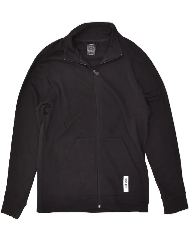 ADIDAS Womens Tracksuit Top Jacket UK 12/14 Medium Black Cotton Cotton Jacket Linen Jacket Terry Jacket ADIDAS Womens Tracksuit Top Jacket UK 12/14 Medium Black Cotton Cotton Jacket Linen Jacket Terry Jacket