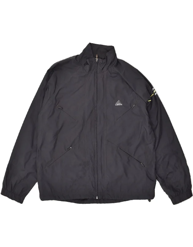 ADIDAS Womens Tracksuit Top Jacket UK 18 XL Black Polyester Elasticated Jacket Padded Jacket Insulated Jacket ADIDAS Womens Tracksuit Top Jacket UK 18 XL Black Polyester Elasticated Jacket Padded Jacket Insulated Jacket
