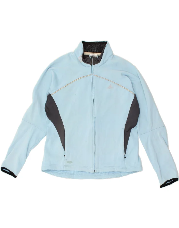 ADIDAS Womens Tracksuit Top Jacket UK 18 XL Blue Colourblock Polyester Fleece Jacket Down Jacket Feather Jacket ADIDAS Womens Tracksuit Top Jacket UK 18 XL Blue Colourblock Polyester Fleece Jacket Down Jacket Feather Jacket