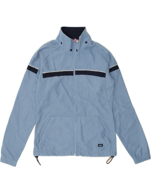 ASICS Womens Tracksuit Top Jacket UK 12 Medium Blue Polyester Tiered Jacket Buttoned Jacket Zippered Jacket ASICS Womens Tracksuit Top Jacket UK 12 Medium Blue Polyester Tiered Jacket Buttoned Jacket Zippered Jacket