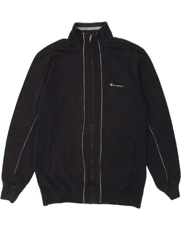 CHAMPION Womens Tracksuit Top Jacket UK 20 2XL Navy Blue Cotton Mesh Jacket Canvas Jacket Denim Jacket CHAMPION Womens Tracksuit Top Jacket UK 20 2XL Navy Blue Cotton Mesh Jacket Canvas Jacket Denim Jacket