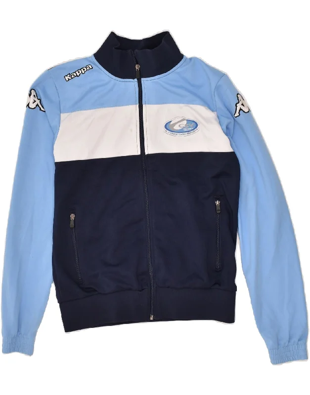 KAPPA Womens Tracksuit Top Jacket UK 10 Small Blue Colourblock Polyester Chenille Jacket Brocade Jacket Lace Jacket KAPPA Womens Tracksuit Top Jacket UK 10 Small Blue Colourblock Polyester Chenille Jacket Brocade Jacket Lace Jacket