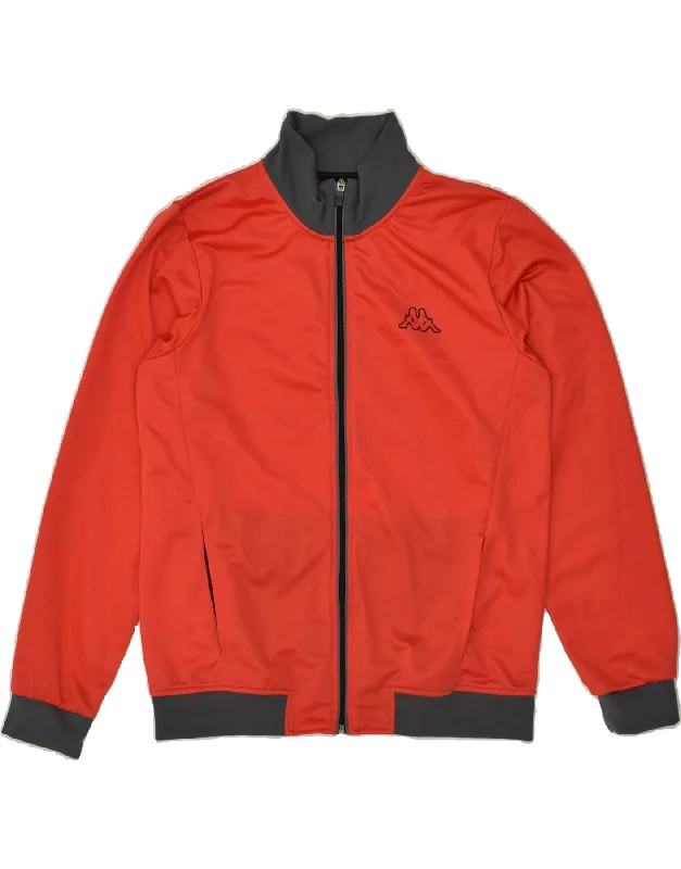 KAPPA Womens Tracksuit Top Jacket UK 12 Medium Red Polyester Bomber Jacket Anorak Windbreaker KAPPA Womens Tracksuit Top Jacket UK 12 Medium Red Polyester Bomber Jacket Anorak Windbreaker