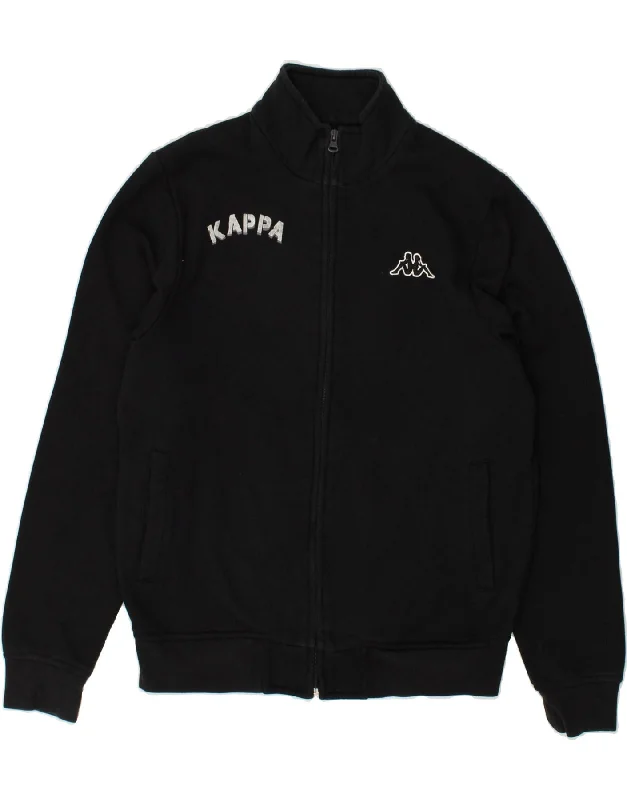 KAPPA Womens Tracksuit Top Jacket UK 14 Medium Black Cotton Toggled Jacket Drawstring Jacket Belted Jacket KAPPA Womens Tracksuit Top Jacket UK 14 Medium Black Cotton Toggled Jacket Drawstring Jacket Belted Jacket