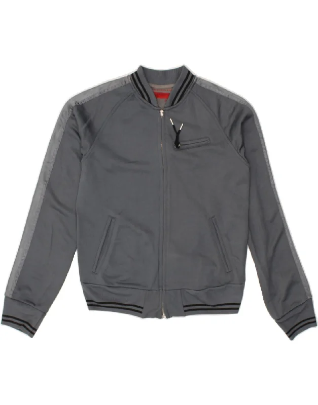 LEVI'S Womens Graphic Tracksuit Top Jacket UK 12 Medium Grey Polyester Mesh Jacket Canvas Jacket Denim Jacket LEVI'S Womens Graphic Tracksuit Top Jacket UK 12 Medium Grey Polyester Mesh Jacket Canvas Jacket Denim Jacket
