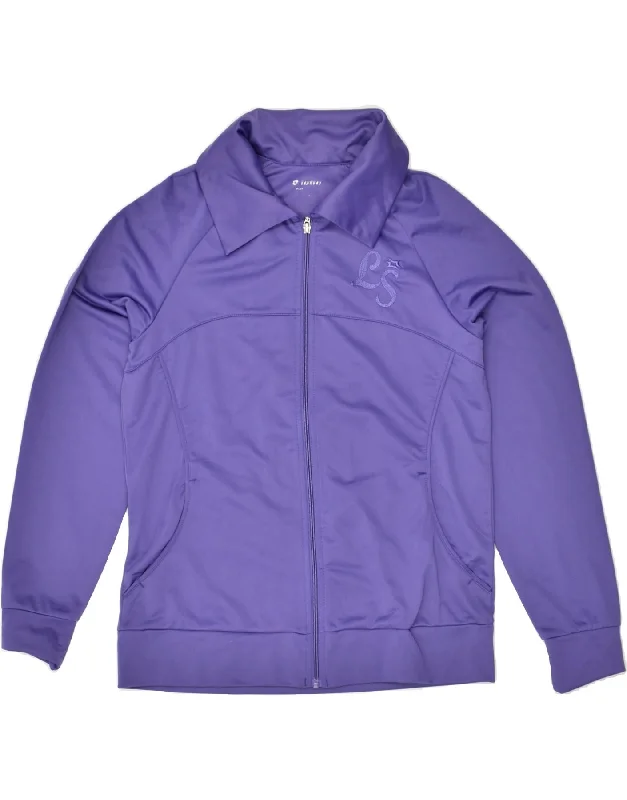 LOTTO Womens Tracksuit Top Jacket UK 16 Large Purple Polyester Chenille Fabric Brocade Fabric Lace Fabric LOTTO Womens Tracksuit Top Jacket UK 16 Large Purple Polyester Chenille Fabric Brocade Fabric Lace Fabric