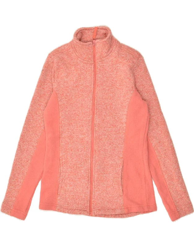 MOUNTAIN WAREHOUSE Womens Tracksuit Top Jacket UK 10 Small Pink Polyester Fleece Jacket Down Jacket Parka MOUNTAIN WAREHOUSE Womens Tracksuit Top Jacket UK 10 Small Pink Polyester Fleece Jacket Down Jacket Parka