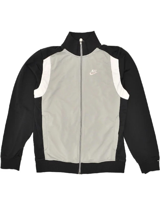 NIKE Womens Graphic Tracksuit Top Jacket UK 14 Medium Grey Colourblock Mesh Jacket Canvas Jacket Denim Jacket NIKE Womens Graphic Tracksuit Top Jacket UK 14 Medium Grey Colourblock Mesh Jacket Canvas Jacket Denim Jacket