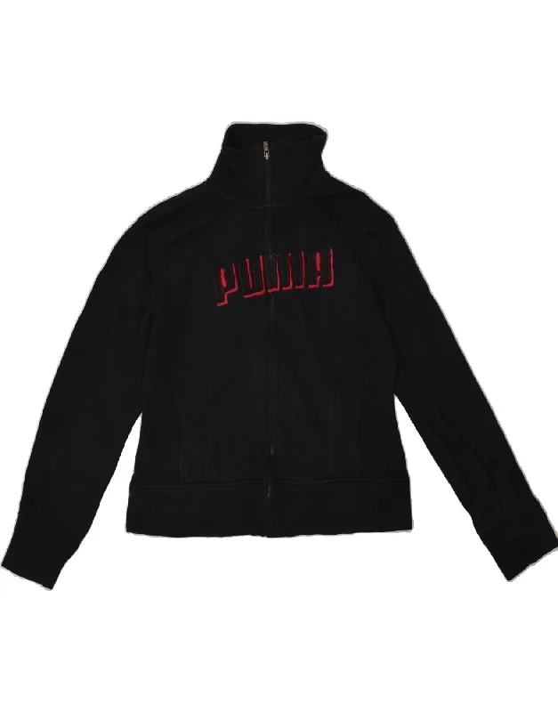 PUMA Womens Graphic Tracksuit Top Jacket UK 12 Medium Black One-Shoulder Jacket Off-the-Shoulder Jacket Asymmetrical Jacket PUMA Womens Graphic Tracksuit Top Jacket UK 12 Medium Black One-Shoulder Jacket Off-the-Shoulder Jacket Asymmetrical Jacket