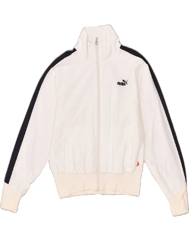 PUMA Womens Tracksuit Top Jacket UK 14 Medium White Polyester Mesh Jacket Canvas Jacket Denim Jacket PUMA Womens Tracksuit Top Jacket UK 14 Medium White Polyester Mesh Jacket Canvas Jacket Denim Jacket