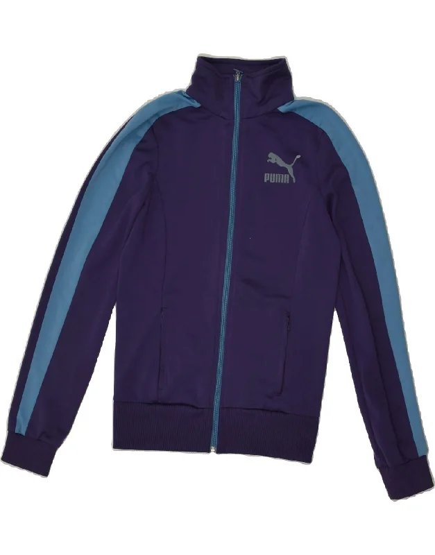 PUMA Womens Tracksuit Top Jacket UK 6 XS Navy Blue Polyester Mesh Jacket Canvas Jacket Denim Jacket PUMA Womens Tracksuit Top Jacket UK 6 XS Navy Blue Polyester Mesh Jacket Canvas Jacket Denim Jacket