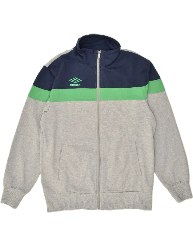 UMBRO Womens Tracksuit Top Jacket UK 18 XL Grey Colourblock Herringbone Jacket Houndstooth Jacket Plaid Jacket UMBRO Womens Tracksuit Top Jacket UK 18 XL Grey Colourblock Herringbone Jacket Houndstooth Jacket Plaid Jacket