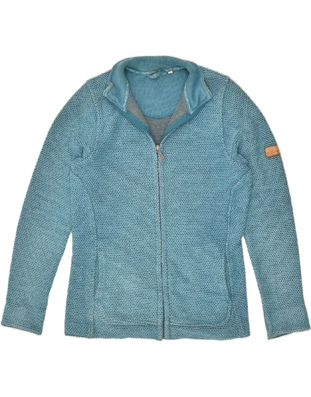WEIRD FISH Womens Tracksuit Top Jacket UK 14 Medium Turquoise Cotton Knit Fabric Woven Fabric Fleece Fabric WEIRD FISH Womens Tracksuit Top Jacket UK 14 Medium Turquoise Cotton Knit Fabric Woven Fabric Fleece Fabric