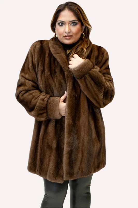 Mink Fur Jacket with Shawl Collar & Bracelet Cuffs Appliqued Jacket Beaded Jacket Sequined Jacket Mink Fur Jacket with Shawl Collar & Bracelet Cuffs Appliqued Jacket Beaded Jacket Sequined Jacket
