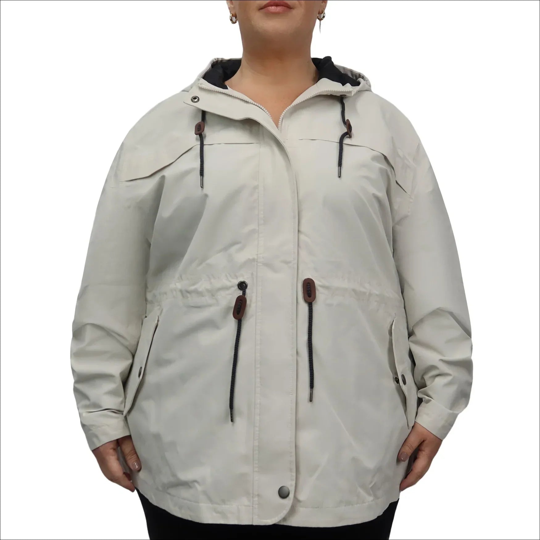 Women’s Plus Size Manchester Waterproof 2X-6X Rain Jacket Striped Jacket Polka Dot Jacket Floral Jacket Women’s Plus Size Manchester Waterproof 2X-6X Rain Jacket Striped Jacket Polka Dot Jacket Floral Jacket
