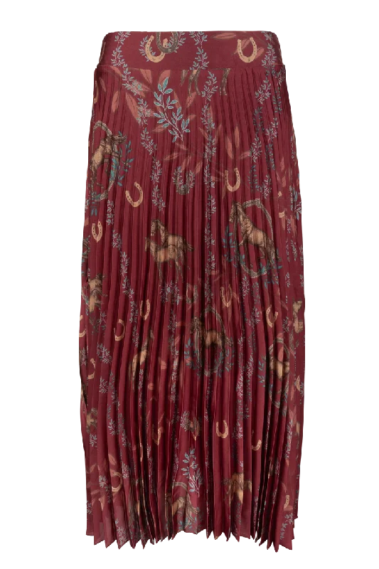 Tasha Polizzi Cierra Print Maxi Skirt corduroy skirt durable